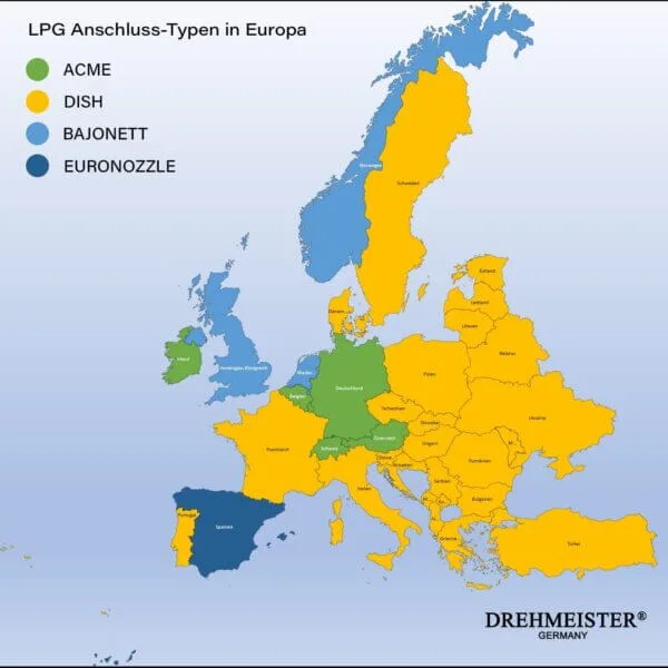Dujų balionų užpildymo adapterių komplektas DREHMEISTER - Image 5