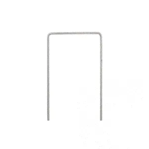 U formos cinkuoto metalo kaištis 100 vnt