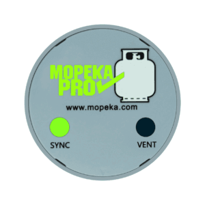 Mopeka PRO Bluetooth dujų baliono lygio indikatorius su magnetu